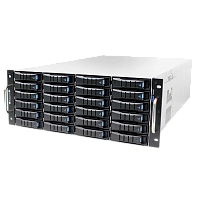 XE1-4ET00-07 Серверный корпус/ RSC-4ET, 4U 24x 3.5" hot-swap bays, tool-less 3.5" and 2.5" HDD tray, 1200W CRPS redundant power supply, 2x 2.5" hot-swap OS, rail, 4U24 SAS 12G expander controller on backplane (35X series)