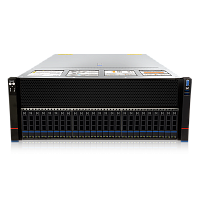 0.95.004.1058 Серверная платформа/ Gooxi SY4108G-D24R-G4 GPU solution 4U 24bay server platform based on Gen 4th, 4* 2700W PSU, EU power cables, 4*GPU cables for H200, rail kits