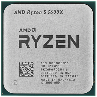 100-000000065 Центральный Процессор AMD RYZEN 5 5600X OEM (Vermeer, 7nm, C6/T12, Base 3,70GHz, Turbo 4,60GHz, Without Graphics, L3 32Mb, TDP 65W, SAM4), (360239) OEM 100-000000065