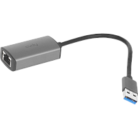 UE10A Адаптер/ Aluminum Portable USB-A to Gigabit Ethernet Adapter, Compatible with Laptop, MacBook, Surface, PC with Windows, XP, Mac/Linux and more