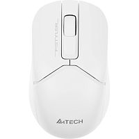 FB12WHITE Мышь A4Tech Fstyler FB12 белый оптическая 1200dpi беспров. BT/Radio USB 3but (FB12 WHITE)