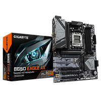 B650EAGLEAX Материнская плата/ MB GIGABYTE AMD B650 sAM5, 4xDDR5(192GB), HDMI 2.1/DP, 1xPCIe 4.0x16, 3xPCIe 3.0x16, 1xLAN, 4xSATA 6Gb/s, 3xM.2, 1xUSB-C, 2xUSB 3.2, 6xUSB 2.0, 1xPS/2, ATX