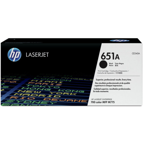CE340A Тонер-картридж/ HP 651A Black LaserJet Print Cartridge CE340A Тонер-картридж/ HP 651A Black LaserJet Print Cartridge