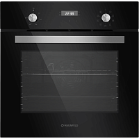 EOEM.589B Шкаф духовой электрический MAUNFELD EOEM.589B/ Тип: электрический 60 см, 58 л, таймер, сенсорное управление, 10 функций, 1 решетка, 1 универсальный противень, 1 прихват для противня, черное стекло