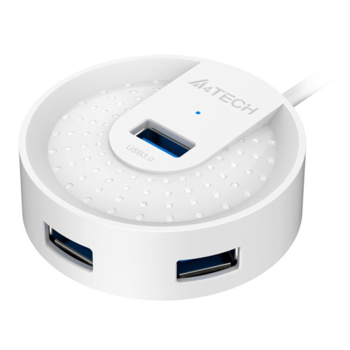 HUB-30 Разветвитель USB 3.0 A4Tech HUB-30 4порт. белый HUB-30 Разветвитель USB 3.0 A4Tech HUB-30 4порт. белый