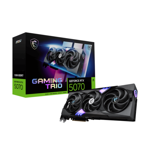 GeForceRTX507012GGAMINGTRIOOC Видеокарта/ GeForce RTX 5070 12G GAMING TRIO OC