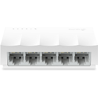 LS1005 Коммутатор/ 5-port 10/100Mbps unmanaged switch, plastic case, desktop and wall mountable
