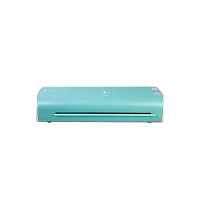 ЛМ-А4МСБ Ламинатор ГЕЛЕОС ЛМ A4 Модерн светло-синий+белый, А4, 2х150 (пленка 75-150 мкм), 300 мм/мин, 2 вала, пласт. корпус, мах толщина 0,6 мм, разжим валов