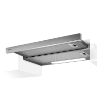ELITE14LUXGRIX/A/50-PRF0037987B Встраиваемый вытяжной шкаф ELICA/ 50 см, 650 м3/ч, серебряный-нерж.сталь