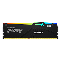 KF552C40BB2A-32 Память оперативная/ Kingston 32GB 5200MT/s DDR5 CL40 DIMM FURY Beast RGB