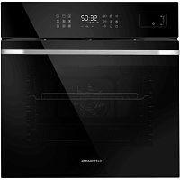 EOEH7615STB Шкаф духовой электрический MAUNFELD/ Шкаф духовой электрический, 76 л, 595х595х605 мм, управление сенсорное, 15 режимов, функция паром, гриль, тип очистки паром, конвекция, телескопические направляющие, плавное закрытие, цвет черный