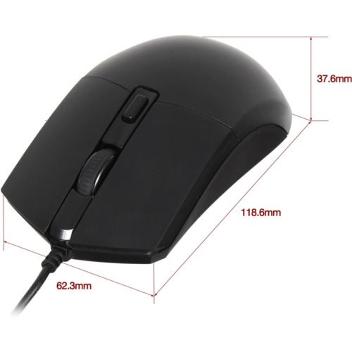 1474598 Мышь Oklick 207M черный оптическая 2400dpi USB 4but (1474598) фото 4 1474598 Мышь Oklick 207M черный оптическая 2400dpi USB 4but (1474598) фото 4