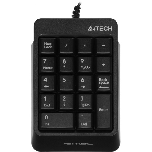 FK13PBLACK Числовой блок A4Tech Fstyler FK13P черный USB slim для ноутбука (FK13P BLACK) FK13PBLACK Числовой блок A4Tech Fstyler FK13P черный USB slim для ноутбука (FK13P BLACK)