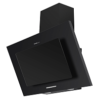 BELL60Black ВЫТЯЖКА HOMSair BELL 60 Black/ наклонная, подвесная, 3 скорости, 650 м3/ч,до 25 м2, 47 Дб, светодиодное LED-освещение, ширина 60 см, высота 41 см, черный цвет