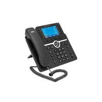 Flat-Phone-B10P IP-телефон Flat-Phone B10: 20 SIP-аккаунтов, 2 порта 10/100/1000BASE-T (RJ-45), ЖК-дисплей, PoE, адаптер питания 220В
