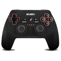 SV-015985 Беспроводной геймпад SVEN GC-2040 (11 кл. 2 мини-джойстика, D-pad, Soft Touch, PC/PS3/Xinput)