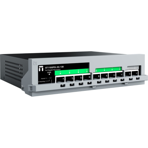 ST110GPDI-2G-130 Коммутатор/ Gigabit PoE Switch with Attached Safety Lock фото 2