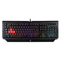 B120N Клавиатура A4Tech Bloody B120N черный USB Multimedia for gamer LED (подставка для запястий) (B120N)