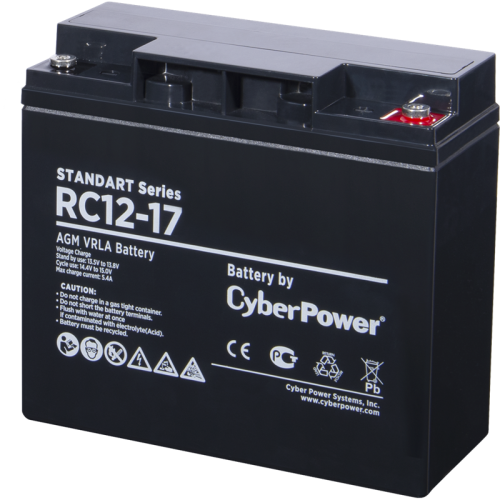 Аккумуляторная батарея SS CyberPower RC 12-17 / 12 В 17 Ач фото 2