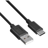 USB-TC-0.8B2A Кабель Buro USB-TC-0.8B2A USB (m)-USB Type-C (m) 0.8м черный