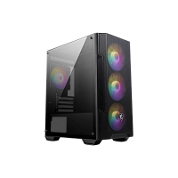306-7G20A28-HH9 Корпус ПК без блока питания/ Case MSI MAG FORGE M100A, Mini-Tower, TG, 4x120mm ARGB, 2xUSB 2.0, 1xUSB 3.0, mATX, mITX Black