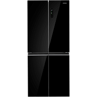 MFF192NFBInverter Холодильник MAUNFELD/ Холодильник серии Cross Door KitFit с возможностью встраивания, 191х78.5х60.5 см, Total No Frost, инверторный компрессор, сенсорное управление, LED освещение, A+, зона свежести, полезный объем 458 л, цвет: черное ст