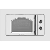 JBMO.20.5ERWAS Встраиваемая микроволновая печь Maunfeld/ Микроволновая печь MAUNFELD JBMO.20.5ERWAS, максимальная мощность 1080 Вт, полезный объем 20 л, кварцевый гриль, 4 режима, без поворотного стола, таймер, цвет белый