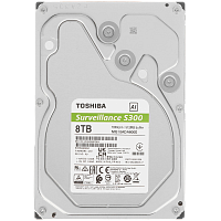 MG10ADA800E-V Жесткий диск/ HDD Toshiba SATA3 8Tb S300 AI Surveillance (CMR) 7200 512Mb 1 year warranty (replacement WD85PURZ, ST8000VX009)