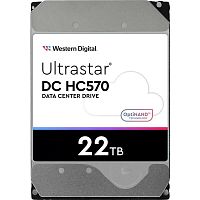 WUH722222AL5204 Жесткий диск/ HDD WD SAS Server 22Tb Ultrastar DC HC570 7200 12Gb/s 512MB 1 year warranty (replacement ST22000NM000E)