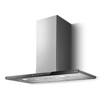 GALAXYBLIX/A/80-PRF0008948B Вытяжка ELICA/ Т-образная, 80 см, 1200 м3, черное стекло+нержавеющая сталь