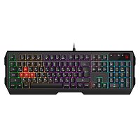 B135N Клавиатура A4Tech Bloody B135N черный USB Multimedia for gamer LED (подставка для запястий) (B135N)
