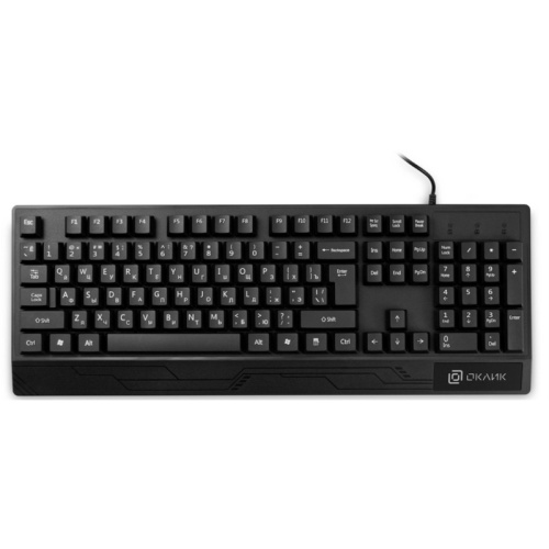 1678098 Клавиатура Oklick 115M черный USB (подставка для запястий) (1678098) 1678098 Клавиатура Oklick 115M черный USB (подставка для запястий) (1678098)