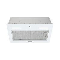 NUOVO508BB Встраиваемая вытяжка Delonghi/ Встраиваемая вытяжка Delonghi, 52 см, отвод/рециркуляция, 950 м3/ч, 3 скорости, сенсорное управление, LED подсветка, цвет белое стекло