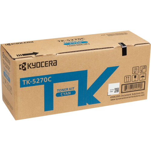 1T02TVCNL0 тонер-картридж Kyocera TK-5270C/ Toner Cartridge Kyocera TK-5270C (6K) фото 2
