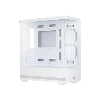 C3Q500WH Корпус без блока питания/ Case PCCooler C3 Q500 WH, Midi-Tower, TG, no fans, 1xUSB 3.0 + 1xUSB 2.0 + 1xUSB-C, ATX, mATX, mITX White