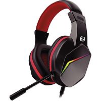 1972582 Наушники с микрофоном Oklick HS-L335G черный 2.2м мониторные USB оголовье (1972582)