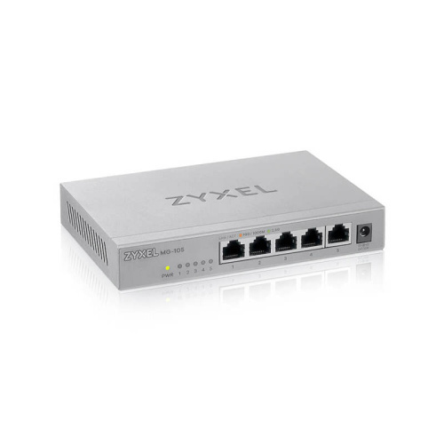 Коммутатор/ Zyxel MG-105 multi-gigabit switch, 5x1 / 2.5GE, desktop, silent фото 5 Коммутатор/ Zyxel MG-105 multi-gigabit switch, 5x1 / 2.5GE, desktop, silent фото 5