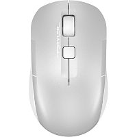 FB26CSAIR2ICYWHITE Мышь A4Tech Fstyler FB26CS Air2 серебристый/белый оптическая 2000dpi silent беспров. BT/Radio USB для ноутбука 4but (FB26CS AIR2 ICY WHITE)
