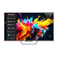 75Q67H 75", Ultra HD, QLED, 350Nit, Google TV, DVB-T2/C/S2, 2.0 ch Sound 15W*2 Dolby Atmos, 120Hz, 3 HDMI, 2 USB, Digital Audio Output, LAN, Composite output, CI, Выход для наушников, Central stand, 2025