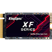 XF-1TB2242 Твердотельный накопитель/ Kingspec SSD XF-1TB 2242, 1024GB, M.2(22x42mm), NVMe, PCIe 4.0 x4, R/W 4900/4600MB/s, IOPs н.д./н.д., TBW 1200, DWPD 1.07 (3 года)