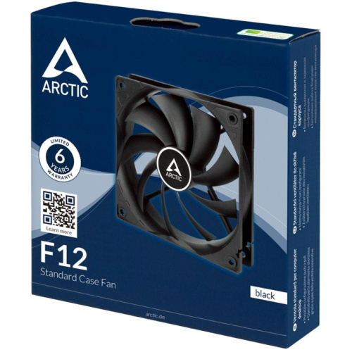 ACFAN00201A Вентилятор корпусной ARCTIC Cooling F12 Black - retail (ACFAN00201A) (702942)