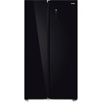 KNFS93535GN Холодильник Side-By-Side KORTING/ Холодильник Side-By-Side KORTING, отдельностоящий, сенсорное управление, цифровой дисплей, объем холодильной камеры 356 л, объем морозильной камеры 203 л, NoFrost, динамическое охлаждение, инверторный компресс