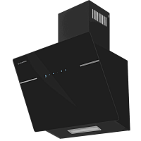 Astro50GlassBlack Вытяжка MAUNFELD/ Вытяжка MAUNFELD, 50 см, наклонная, 3 скорости, производительность 850 м3/ч, сенсорное управление, таймер, уровень шума 60 дБ, цвет черный