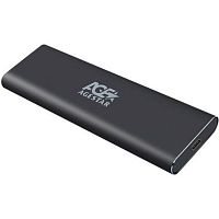 3UBNF5C Внешний корпус SSD AgeStar 3UBNF5C SATA III USB 3.0 USB 3.0 Type-С алюминий черный M2 2280 B-key