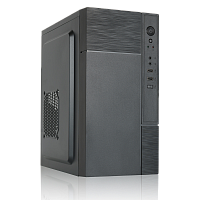 FZ-017-SX450R Корпус с блоком питания 450Вт./ Case Forza mATX case, black, w/PSU 450W 12cm, w/2xUSB2.0, w/pwr cord, w/o FAN