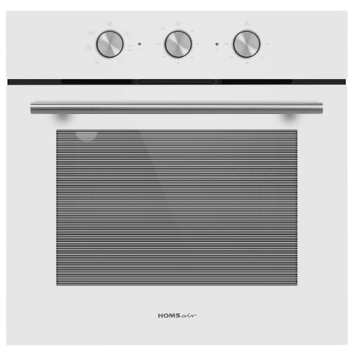 OEF606WH Шкаф духовой электрический HOMSair/ электрический, встраиваемый, механическое управление, 60 л., конвекция, гриль, таймер, белый фото 15