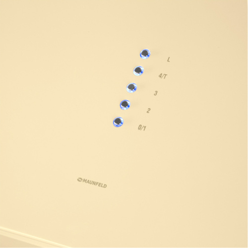 BathPlus402ILbeige Вытяжка MAUNFELD/ 1150 м3/ч, островная, электронное управление, 4 скорости, белый фото 5
