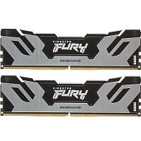 KF564C32RSK2-96 Память оперативная/ Kingston 96GB 6400MT/s DDR5 CL32 DIMM (Kit of 2) FURY Renegade Silver XMP