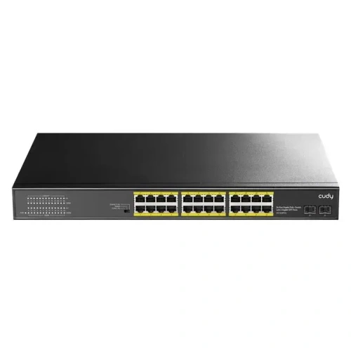 GS1028PS2 Коммутатор/ 24-Port Gigabit PoE+ Switch with 2 SFP ports 300W фото 3