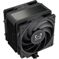 SCKTT-4000DBE Кулер для процессора/ CPU Cooler Scythe Kotetsu Mark 4 DBE (200W, 4-pin PWM, 155mm, Al/Cu, 4x6mm, 2x120mm, 60.29CFM, 26.88dBA, 2000RPM, S: 1851/1700/1200/115X, AM5/AM4, black)